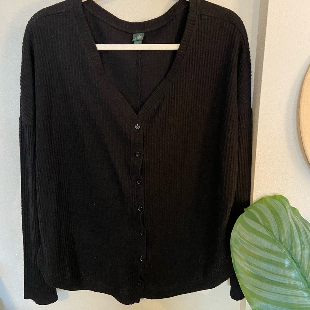 Waffle Knit Long Sleeve